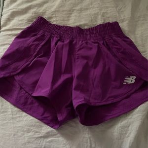 new balance purple shorts